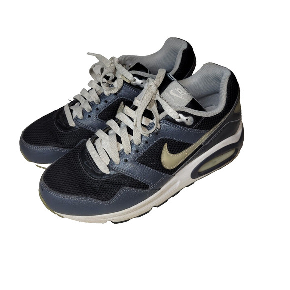 Nike Shoes Size 6Y Air Max Navigate Black Gray 454251 002 Athletic Running Gym - Picture 1 of 16